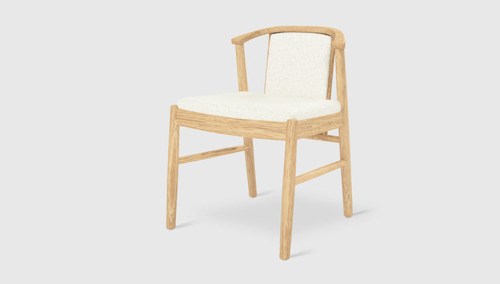 Lanark Dining Chair by Gus Modern finish and detail view