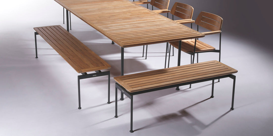 Layout 130 Bench by Barlow Tyrie – Layout collection lifestyle