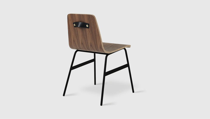Lecture Dining Chair by Gus Modern finish and detail view