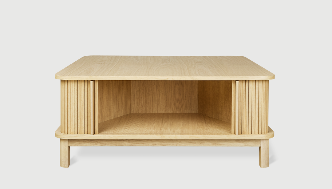 Ledger Coffee Table by Gus Modern lifestyle view