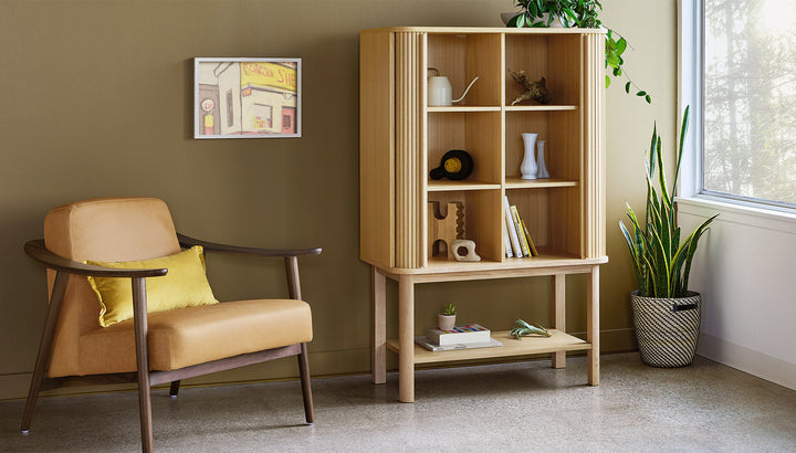 Ledger Tall Cabinet by Gus Modern lifestyle view