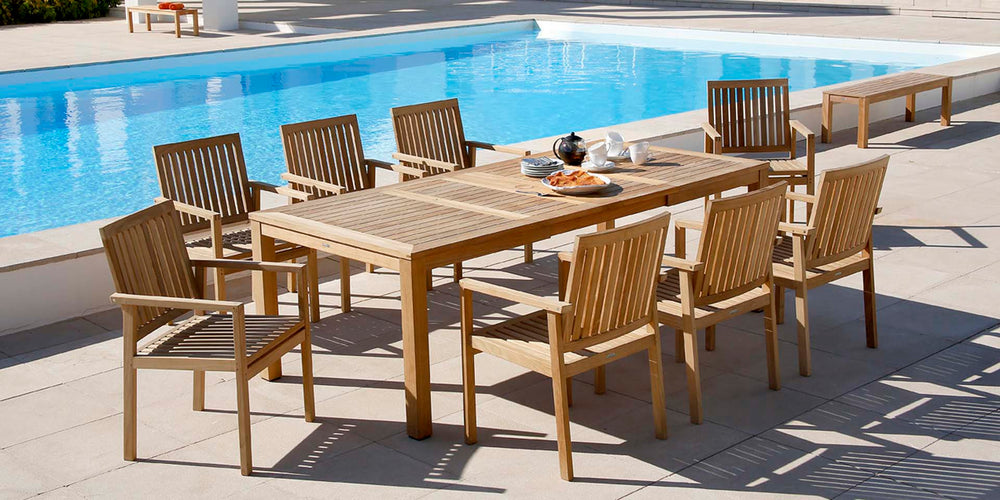 Linear Extending Table 230 by Barlow Tyrie – Linear collection lifestyle