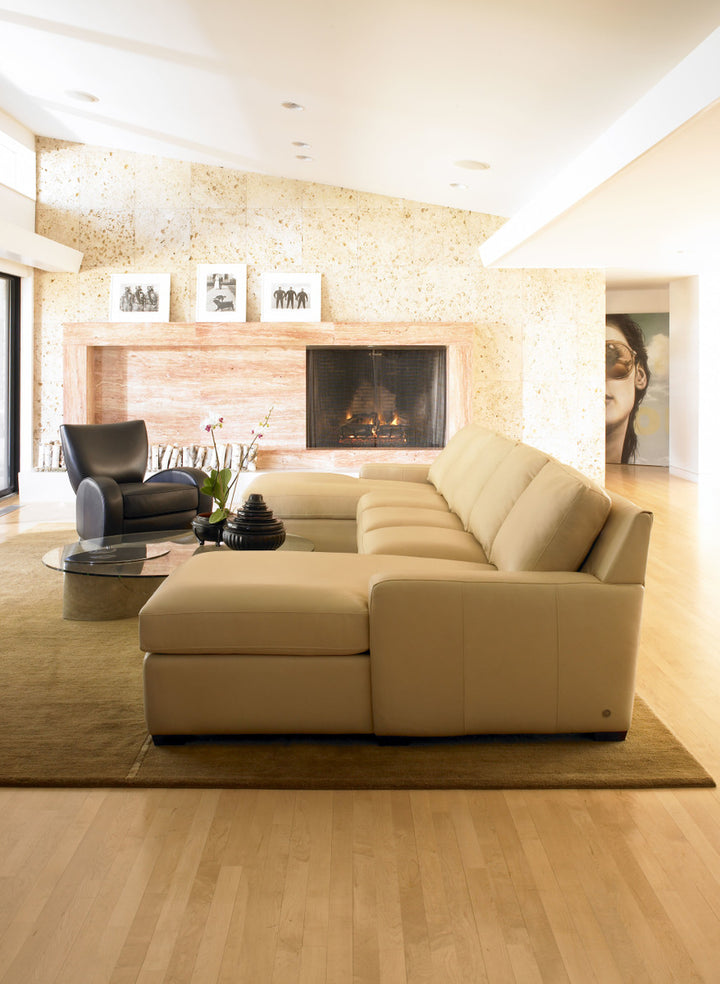Lisben Sofa by American Leather — room setting; additional pieces shown are not included