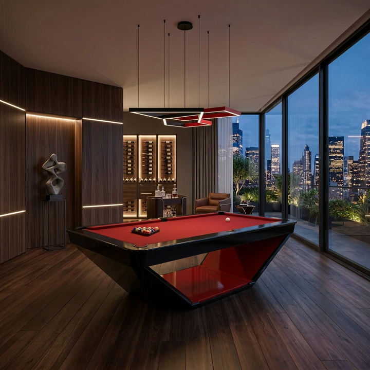 Caesar Modern Slate Pool Table