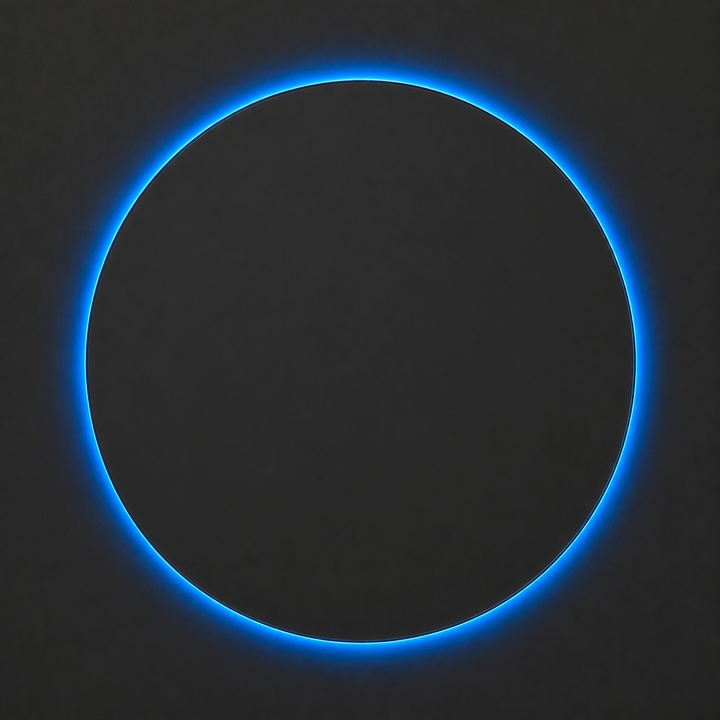 Azure Eclipse Mirror by Interior Moderna - view 3