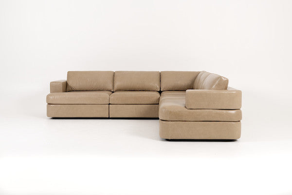 Matteo Sofa by American Leather — family sectional styling; configuration and additional pieces shown are not included