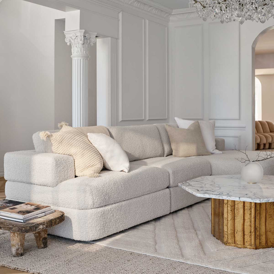 Matteo Sofa by American Leather — room setting; additional pieces shown are not included