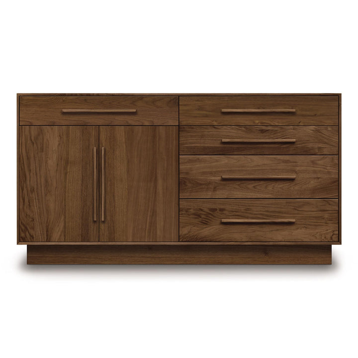 Moduluxe 4 Drawers on right, 1 Drawer over 2 Doors on left Dresser configuration