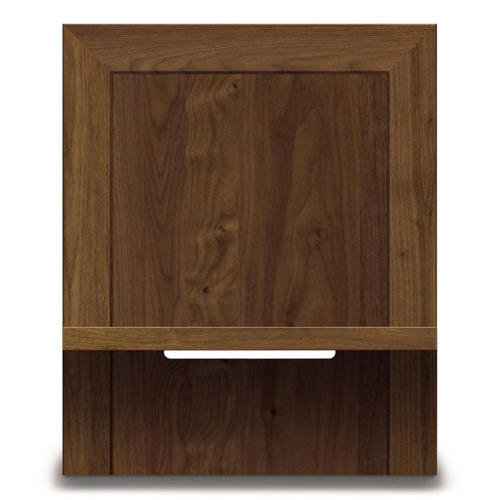 Moduluxe 24″W Shelf Nightstand to match 29″H Plinth base Bed configuration