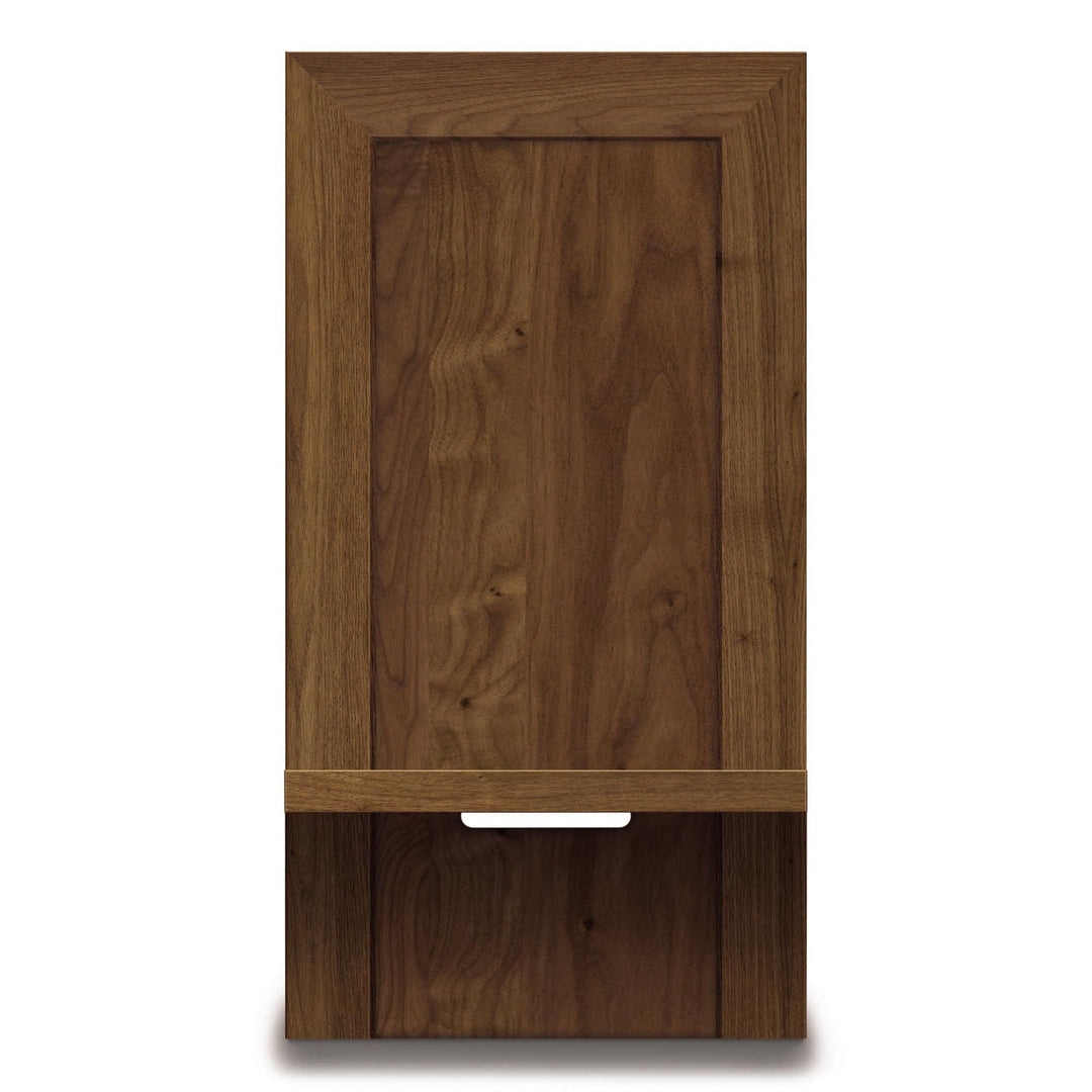 Moduluxe 18.5″W Shelf Nightstand to match 35″H Plinth base Bed configuration