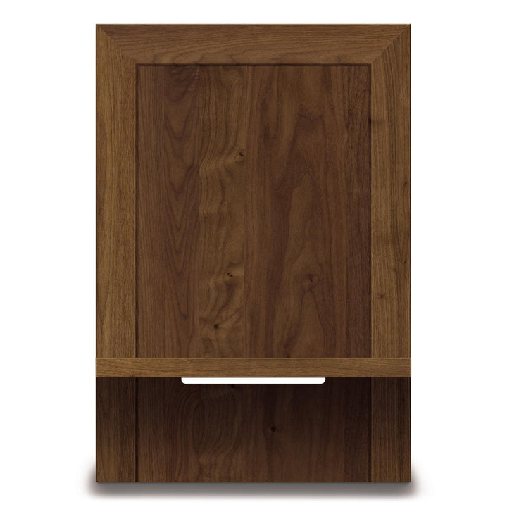 Moduluxe 24″W Shelf Nightstand to match 35″H Plinth base Bed configuration