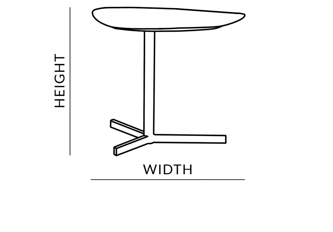 Moka Walnut End Table Colibri