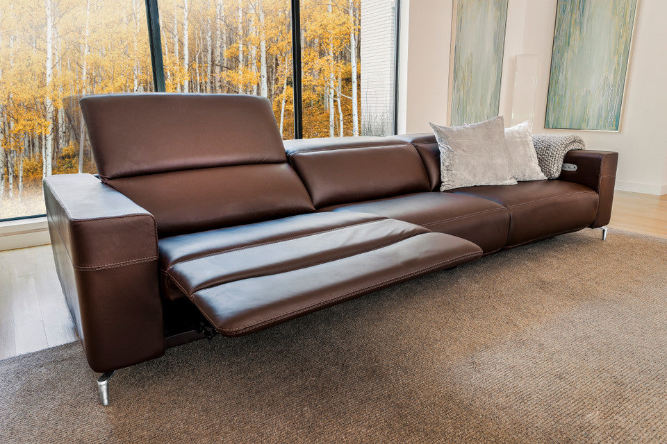 American Leather motion seating in a living room
