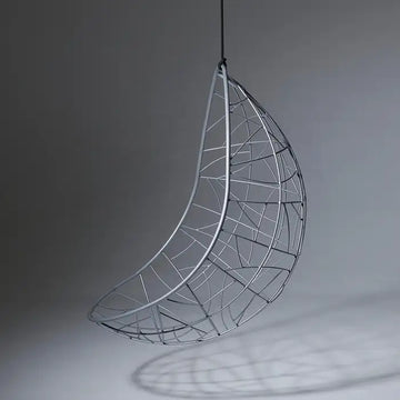 Nest Egg Hanging Swing Chair in Black Hanging Chairs Studio Stirling