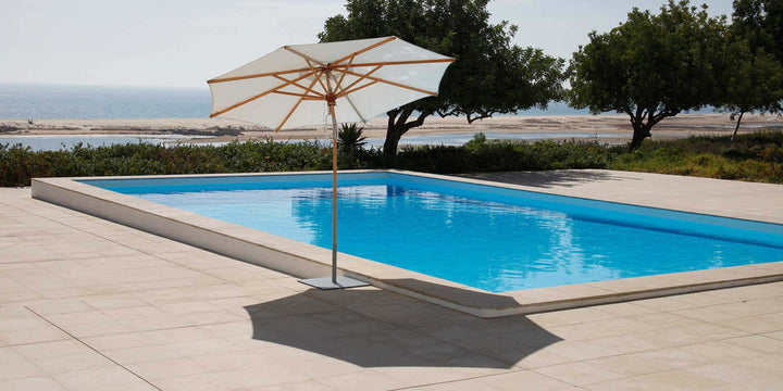 Napoli Parasol 3.5m x 2.5m by Barlow Tyrie – Napoli collection lifestyle