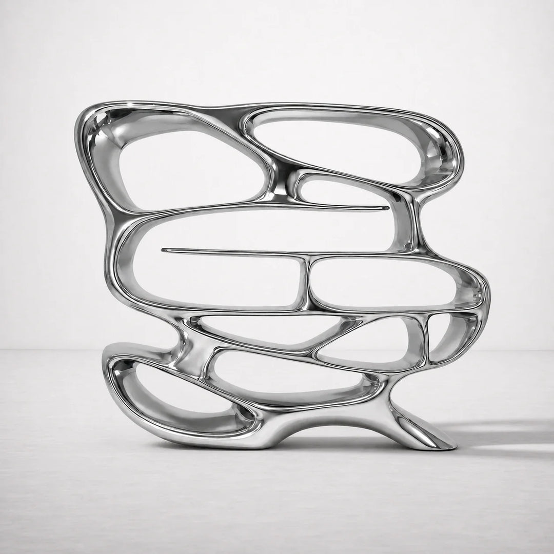 Chrome Mirage Bookshelf by Interior Moderna