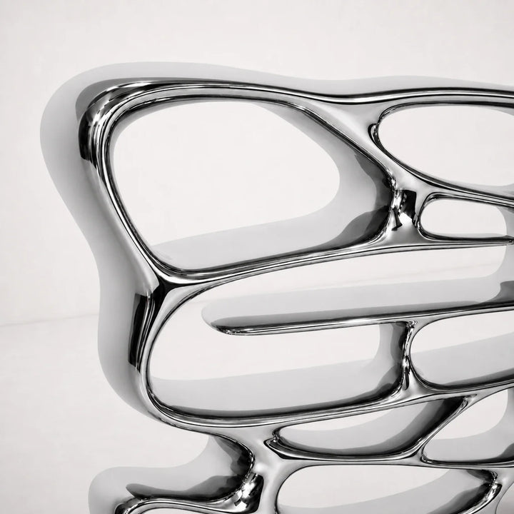 Chrome Mirage Bookshelf by Interior Moderna - view 3