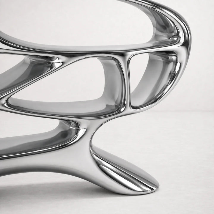 Chrome Mirage Bookshelf by Interior Moderna - view 6