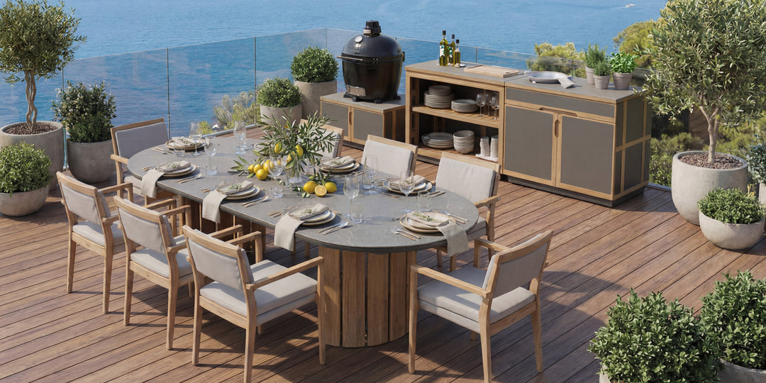 Serving Centre Module Open 120 by Barlow Tyrie – Serving Centre collection lifestyle