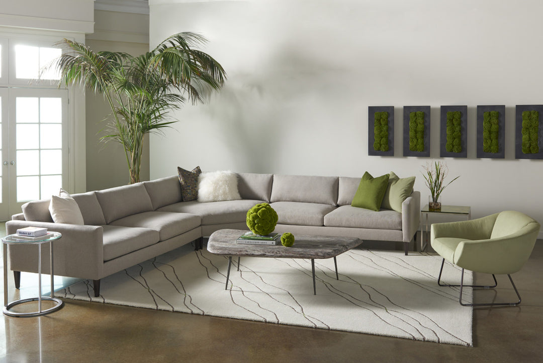 Tali Petite Track Arm Sofa by American Leather — room setting; other furniture is not included