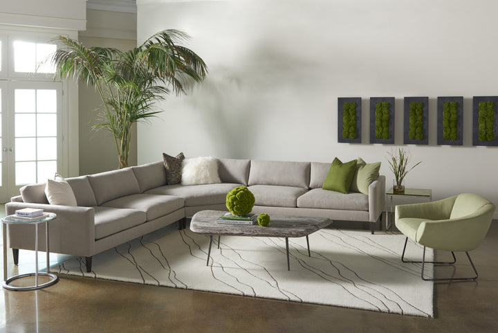 Tali Petite Track Arm Sofa by American Leather — room setting; other furniture is not included