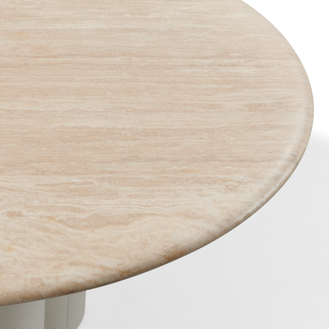 Porto Aluminum Round Dining Table 60" by Harbour lifestyle 2