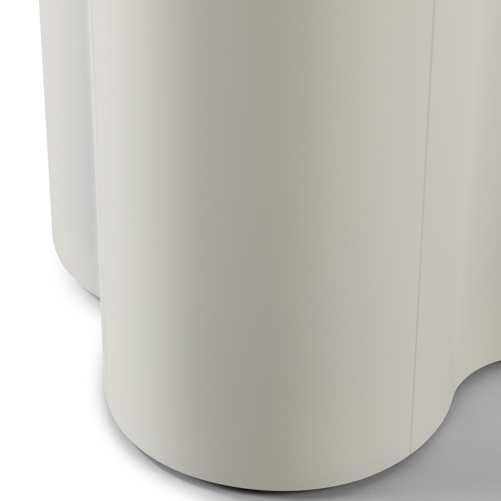 Porto Aluminum Round Side Table 22" by Harbour lifestyle 1