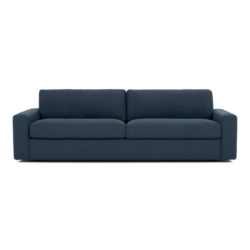 Montara family inspiration: standalone sofa front view, not the included sectional.