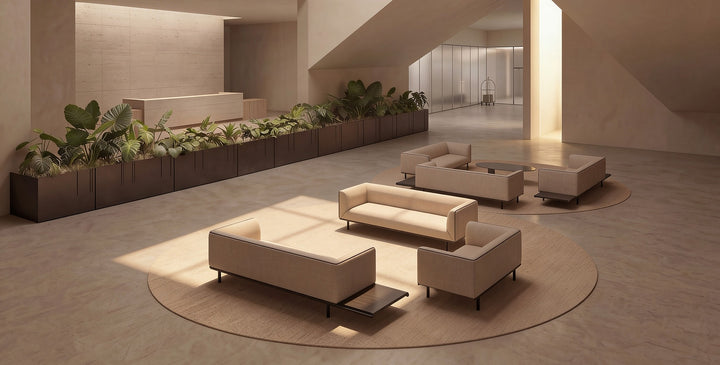 Porte Sofa &amp; Armchair by Punt – lifestyle