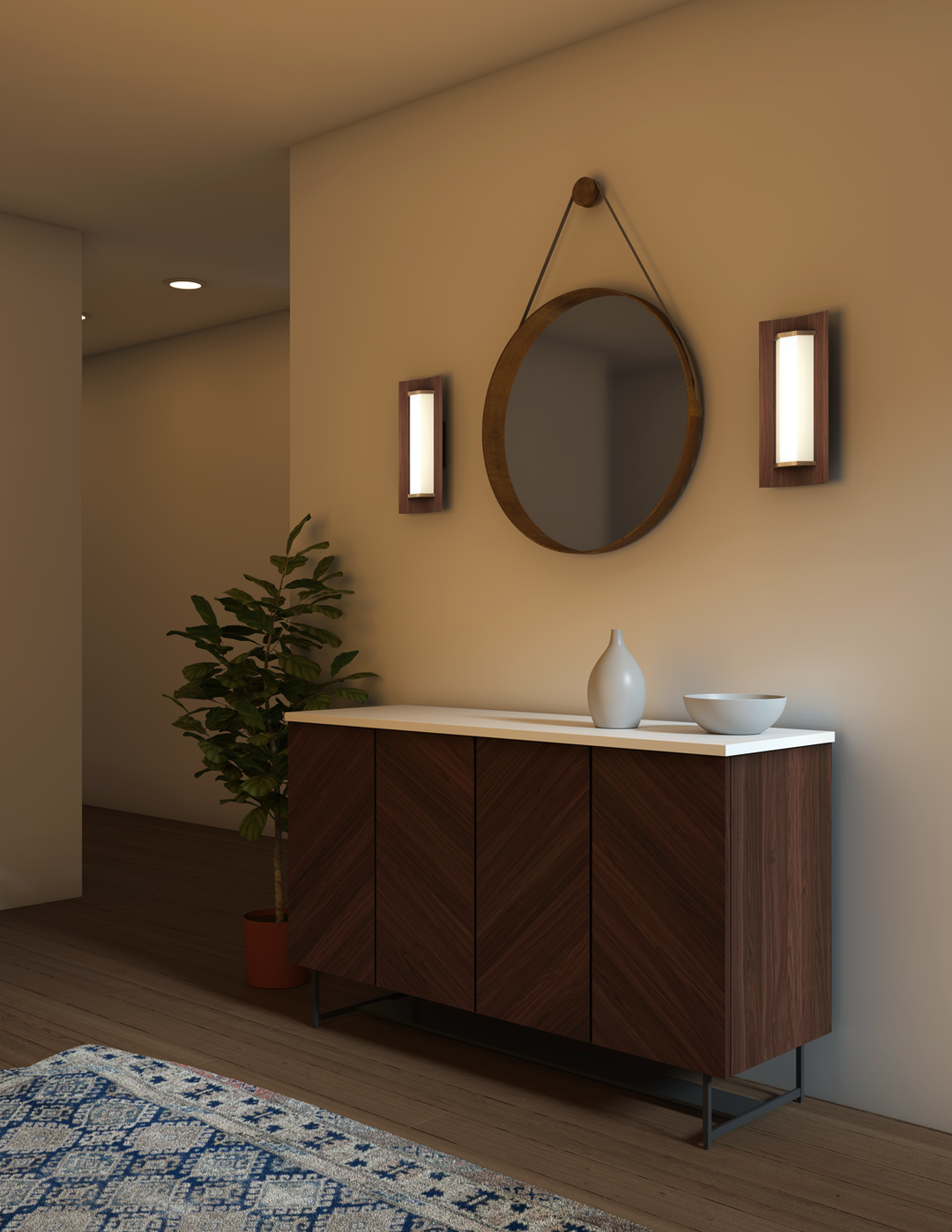 Penna LED Sconce Sconces Cerno