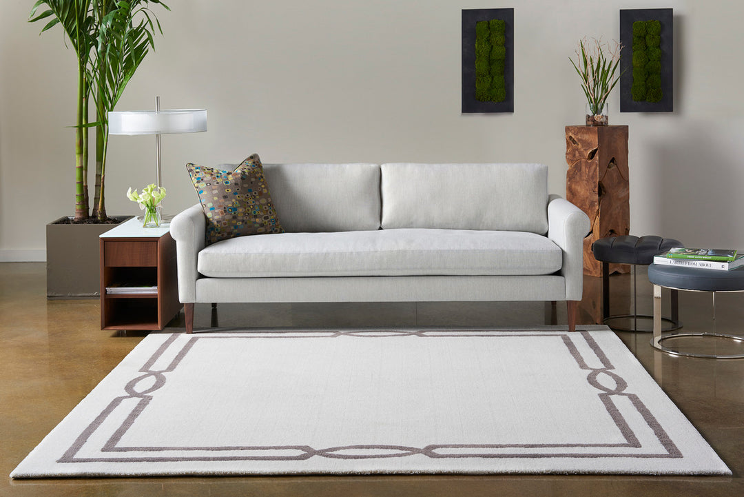 Margo Rolled Arm Sofa by American Leather — room setting; other furniture is not included