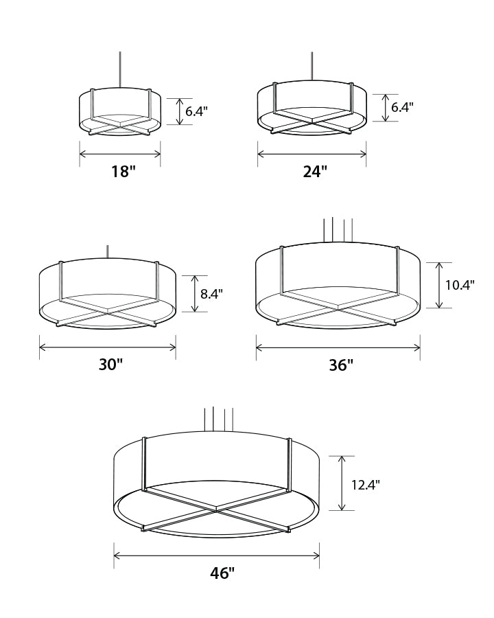Plura LED Pendant Pendants Cerno