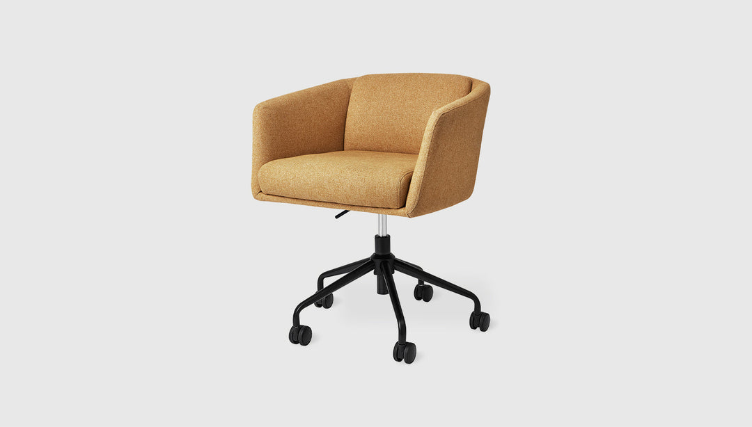 Radius Task Chair by Gus Modern finish and detail view