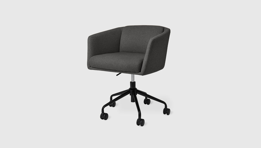 Radius Task Chair by Gus Modern finish and detail view