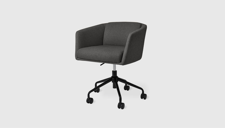 Radius Task Chair by Gus Modern finish and detail view