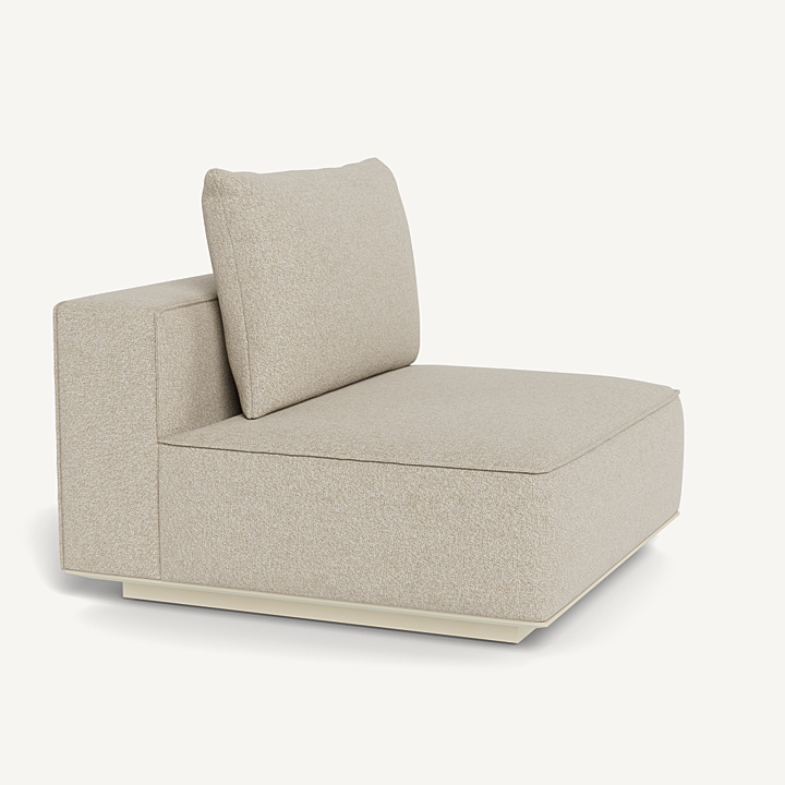 Santorini Armless Single Outdoor Lounge Chair Harbour Outdoor