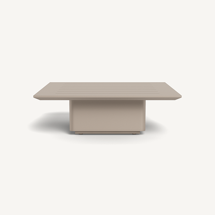 Santorini Slatted Square Side Table Outdoor Coffee Tables Harbour Outdoor