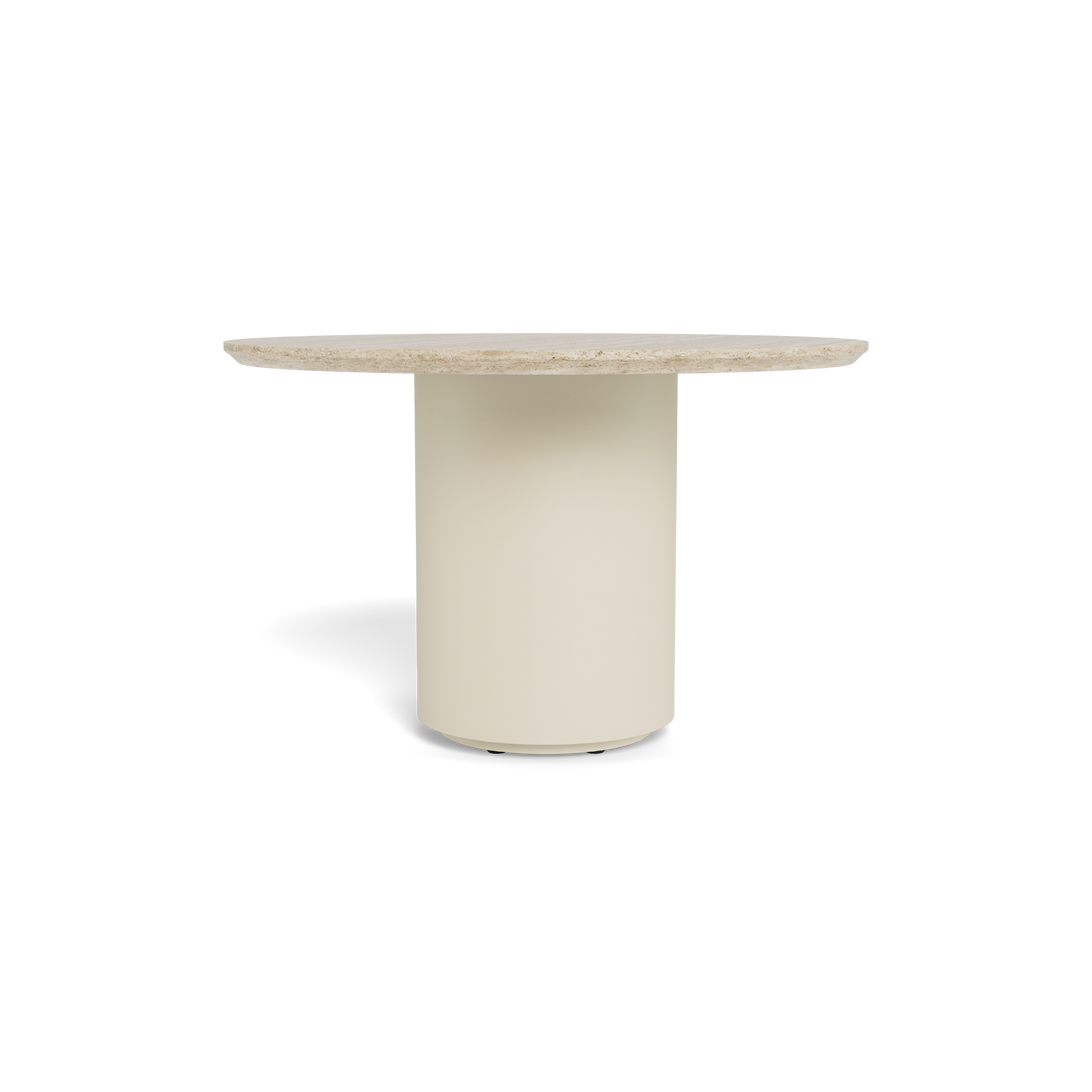 Santorini Stone Round Dining Table 48" Outdoor Dining Tables Harbour Outdoor