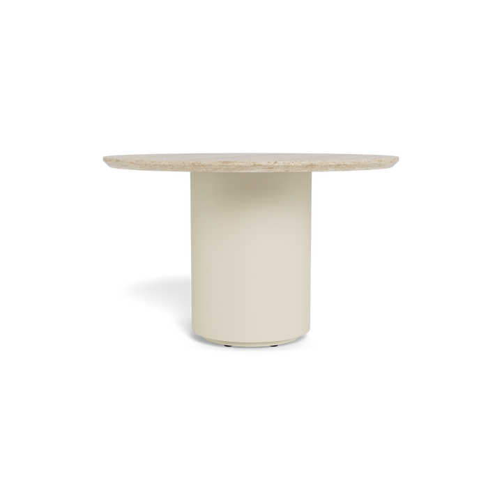 Santorini Stone Round Dining Table 48" Outdoor Dining Tables Harbour Outdoor