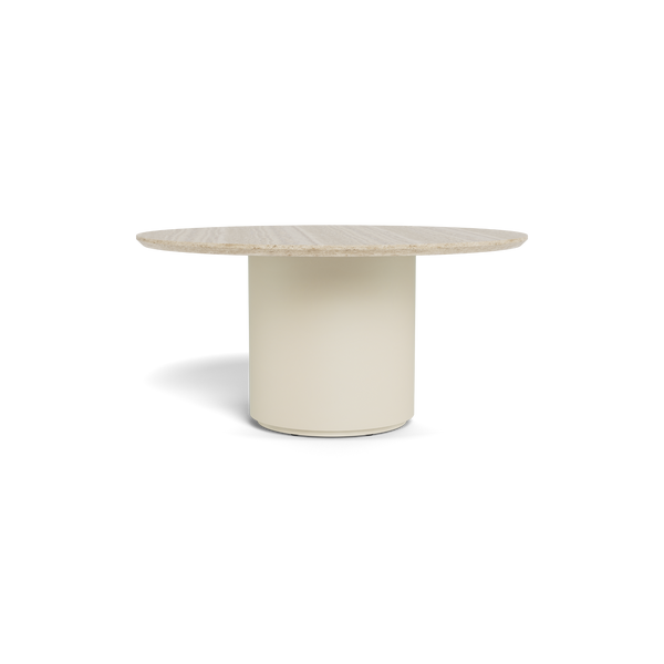 Santorini Stone Round Dining Table 60" by Harbour Outdoor Outdoor Dining Tables Harbour Outdoor