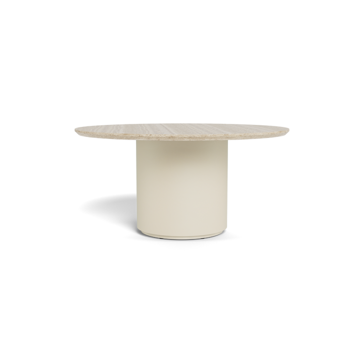 Santorini Stone Round Dining Table 60" by Harbour Outdoor Outdoor Dining Tables Harbour Outdoor