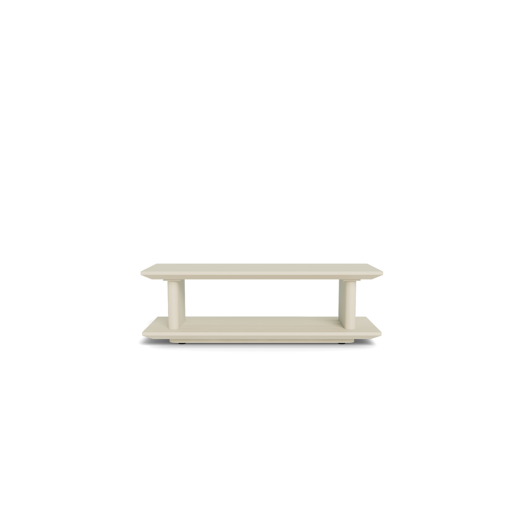 Santorini Slatted Rectangle Side Table Outdoor Coffee Tables Harbour Outdoor