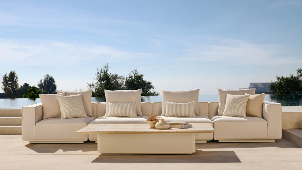 SANTORINI LONG RETURN RIGHT Outdoor Sofa Harbour Outdoor
