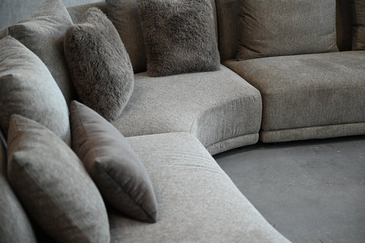 VOLTAIRE right-facing Brindle Brown sectional alternate view