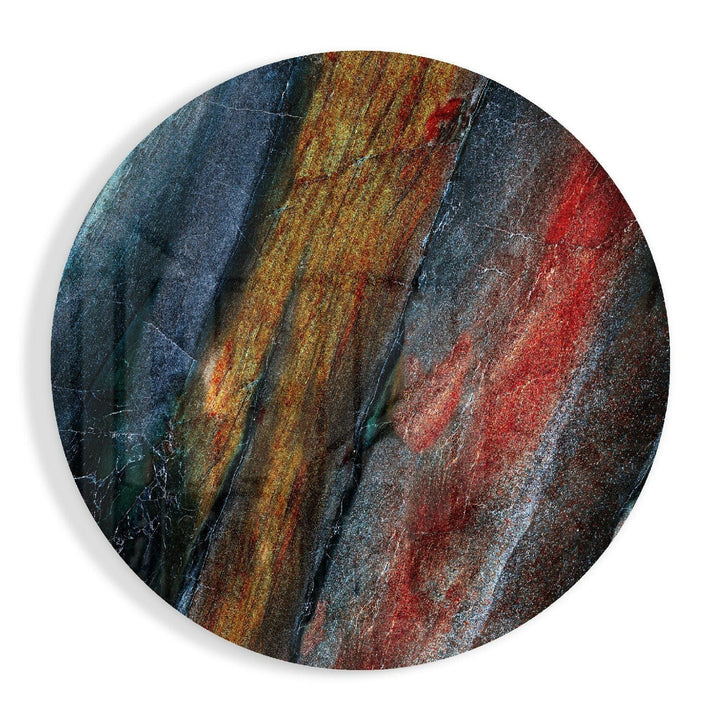 Abstract Glass Wall Art.