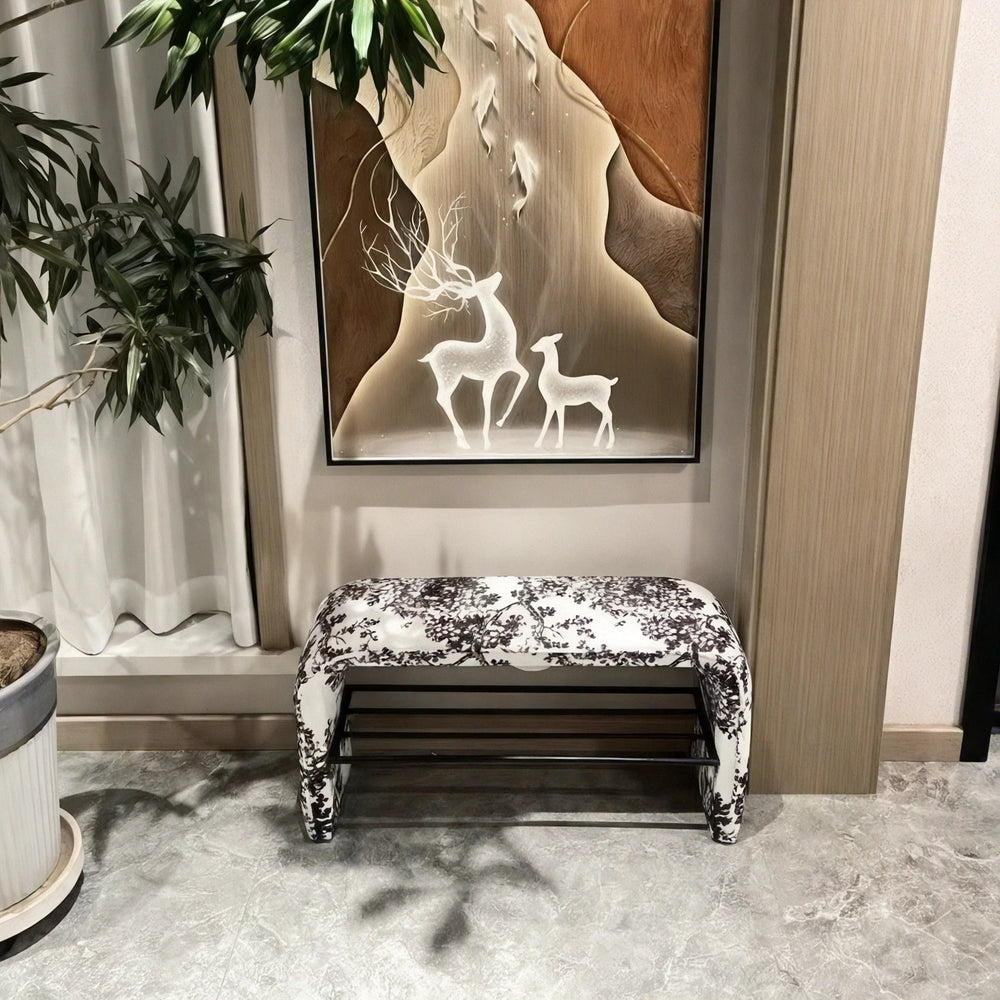 Sylvan Noir Entry Bench by Interior Moderna - view 2