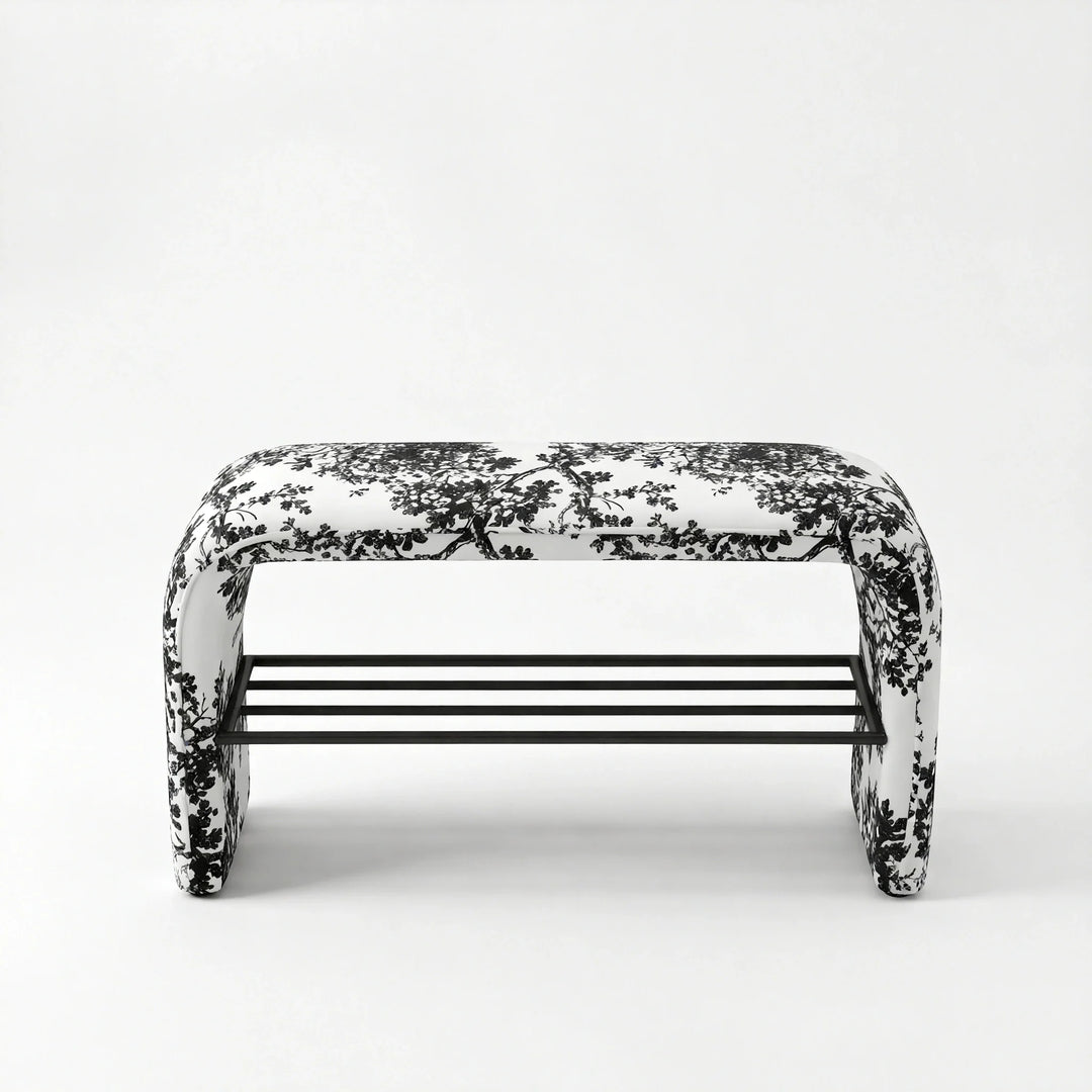 Sylvan Noir Entry Bench by Interior Moderna