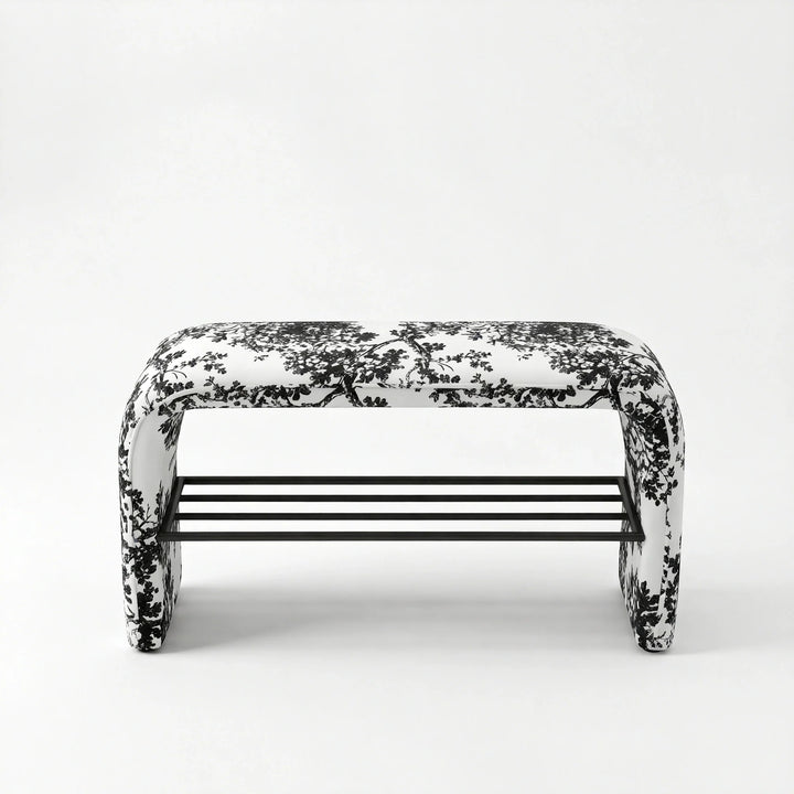 Sylvan Noir Entry Bench by Interior Moderna