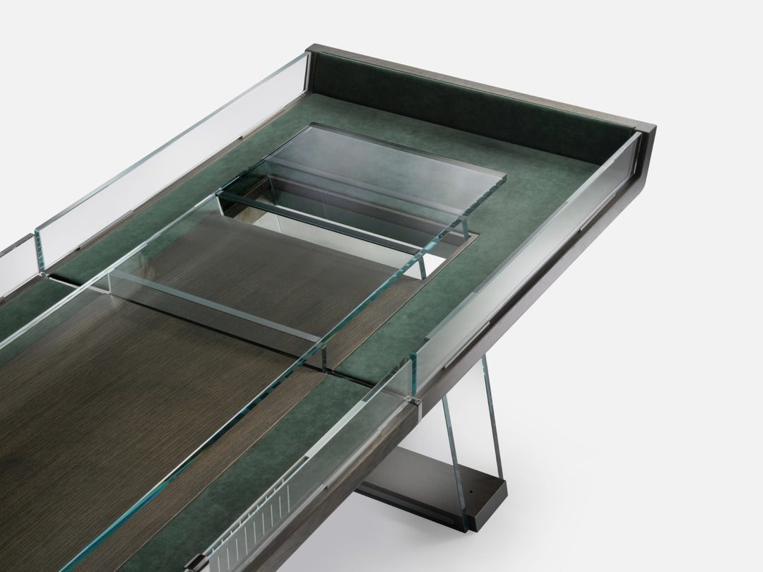 Scivolo Wood Shuffleboard Table by Impatia detail