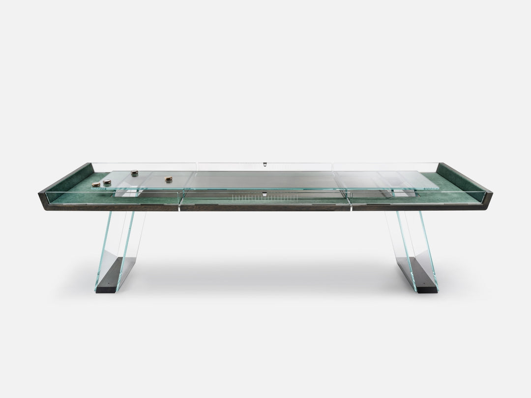 Scivolo Wood Shuffleboard Table by Impatia detail